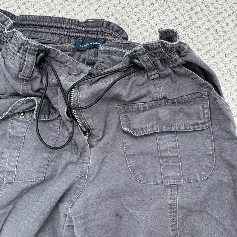 Brandy melville Kim Cargo Pants - Grey